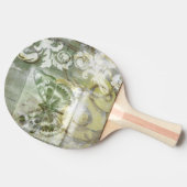 鉄工ゲート付き緑の蝶インセット 卓球ラケット (横)