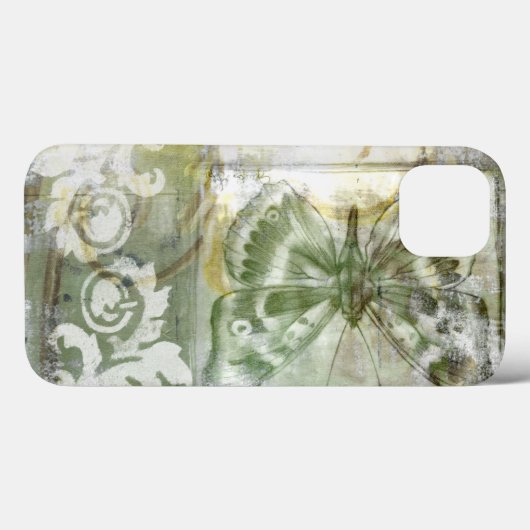 鉄工ゲート付き緑の蝶インセット Case-Mate iPhoneケース (裏面 (横))