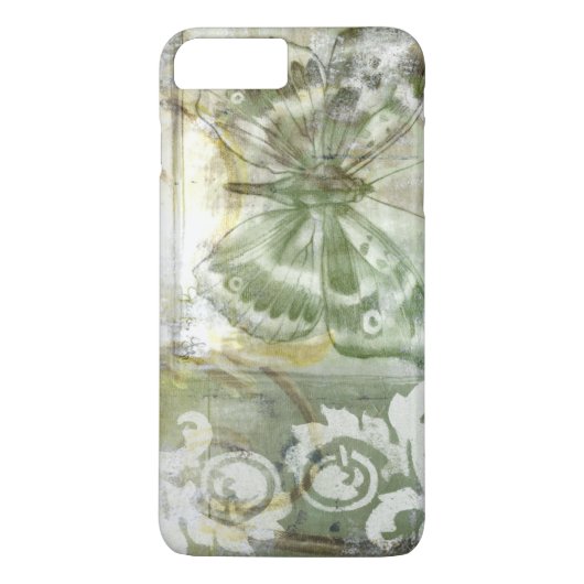 鉄工ゲート付き緑の蝶インセット Case-Mate iPhoneケース (裏面)