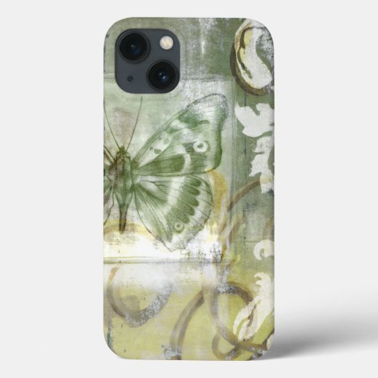 鉄工ゲート付き緑の蝶インセット Case-Mate iPhoneケース (裏面)