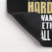 鉄工人は厳しい職種は気にしないはっきりした マウスパッド (コーナー)