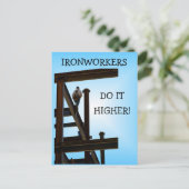 鉄工員が高いポストカード ポストカード (スタンド正面)