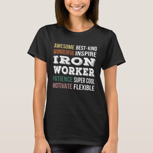 鉄工員の評価 Tシャツ (正面)