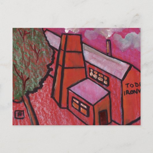 鉄工所 ポストカード (正面)