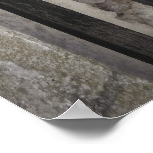 鉄工門 – 閉じる ポスター (角)