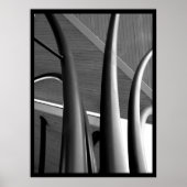 鉄柱ポスター(BW) ポスター (正面)