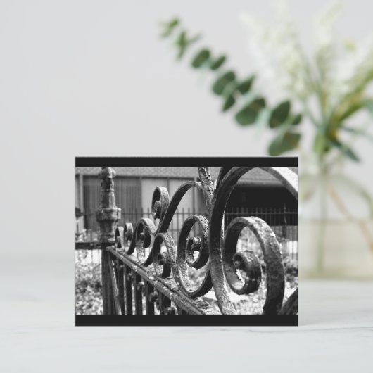鉄柵 ポストカード (スタンド正面)