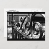 鉄柵 ポストカード (正面/裏面)