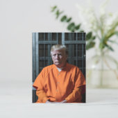 鉄格子の向こうの受刑者 ポストカード (スタンド正面)