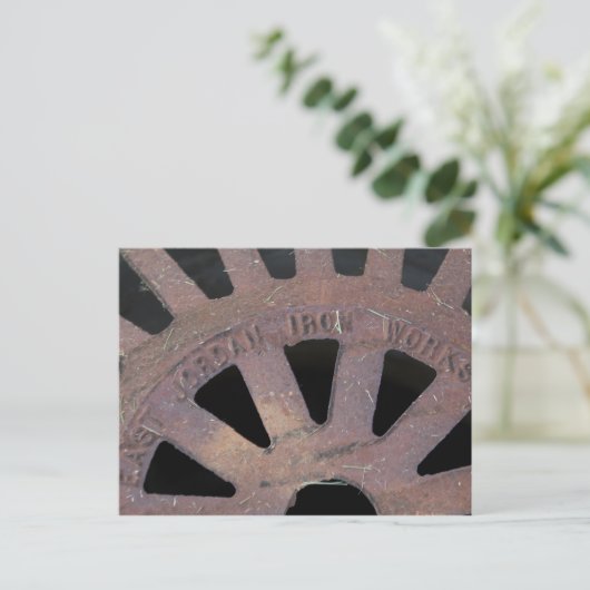 鉄格子 ポストカード (スタンド正面)