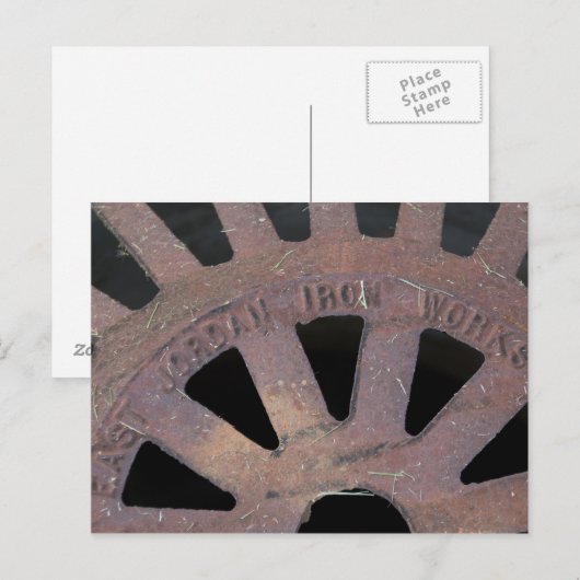 鉄格子 ポストカード (正面/裏面)