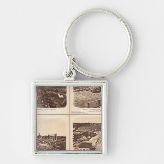 鉄棒、エンジン·ヒーロー、反逆者、建物 キーホルダー (正面)