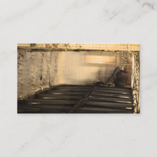 鉄橋と反射 名刺