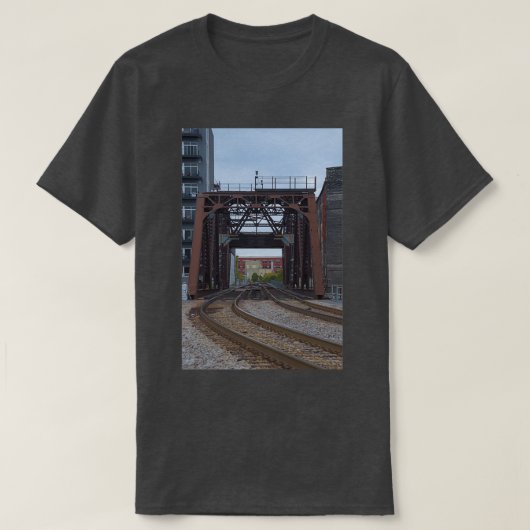 鉄橋 Tシャツ (デザイン正面)