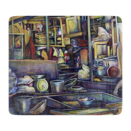 鉄火センターの楽しい料理 カッティングボード (正面)