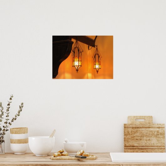 鉄灯 ポスター (キッチン)