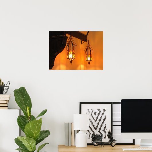 鉄灯 ポスター (ホームオフィス)