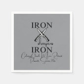 鉄研ぎキリシタン スタンダードカクテルナプキン (正面)