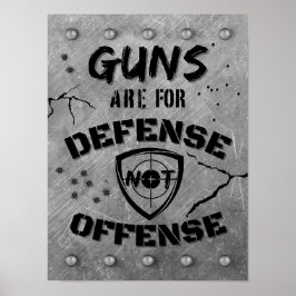 鉄砲は攻撃にあらず防御に供す ポスター