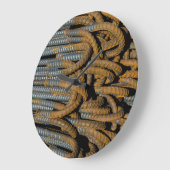 鉄筋時計 ラージ壁時計 (傾斜)