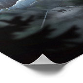 鉄絵画磁北極のNo.4 ポスター (角)