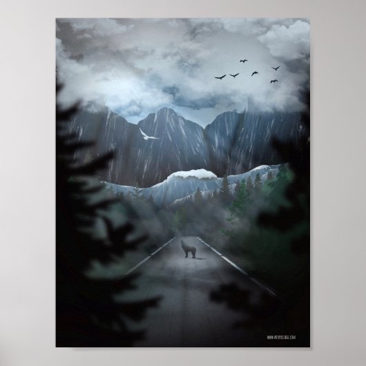 鉄絵画磁北極のNo.4 ポスター (正面)