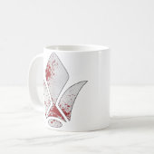 鉄血の鉄花壇ロゴ コーヒーマグカップ (正面左)