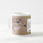 鉄製タカ コーヒーマグカップ (正面左)