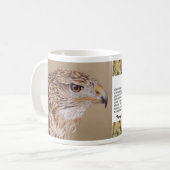 鉄製タカ コーヒーマグカップ (正面左)