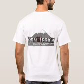鉄軍隊-一族のオオカミの派閥のTシャツ Tシャツ (裏面)