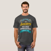 鉄道おもしろい局素晴らし職 Tシャツ (正面フル)