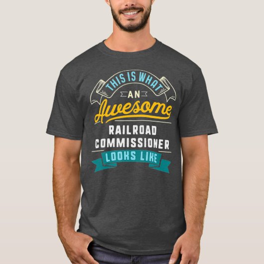 鉄道おもしろい局素晴らし職 Tシャツ (正面)