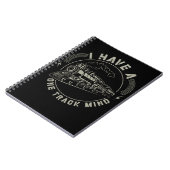 鉄道おもしろい機関車引用文列車列車 ノートブック (左側)