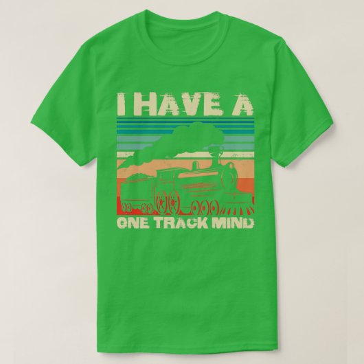 鉄道おもしろい・鉄道グラフィック鉄道愛好家2 Tシャツ (デザイン正面)