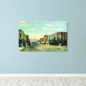 鉄道から六番目の通りの南向き キャンバスプリント (インサイチュ (ウッドフロア))