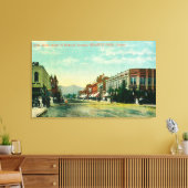 鉄道から六番目の通りの南向き キャンバスプリント (インサイチュ (リビング))