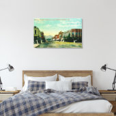 鉄道から六番目の通りの南向き キャンバスプリント (インサイチュ (寝室))