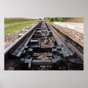 鉄道が遠くに消える ポスター