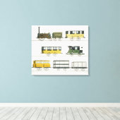 鉄道で使用されているコーチ, 'Livからプレート7 キャンバスプリント (インサイチュ (ウッドフロア))