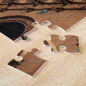 鉄道に近いリッチモンドヴァージニアヒストリックダウンタウン ジグソーパズル (側面)