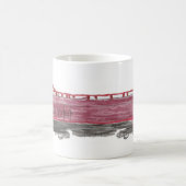 鉄道のマグ コーヒーマグカップ (中央)