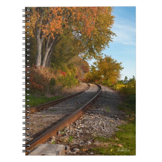 鉄道の写真のノート ノートブック (正面)