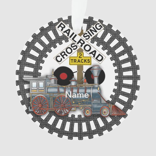鉄道の列車 オーナメント (正面)