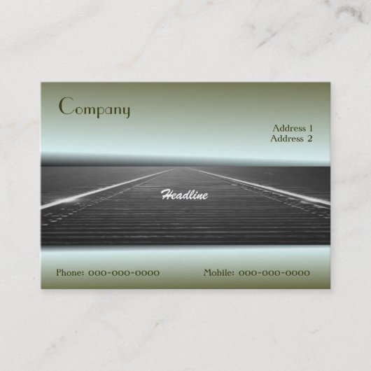 鉄道の名刺 名刺 (正面)