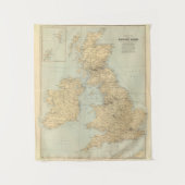 鉄道の地図、イギリス諸島 タペストリー (正面)