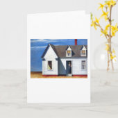 鉄道の夕日 – エドワードホッパー カード (黄色い花)