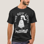 鉄道の愛車好おもしろいき Tシャツ (正面)