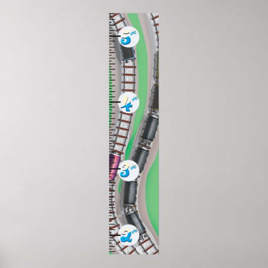 鉄道の成長チャート ポスター (正面)