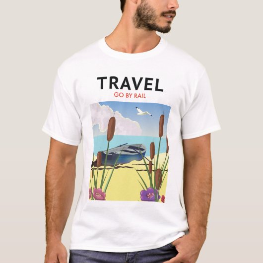 鉄道の旅　Ｔシャツ Tシャツ (正面)