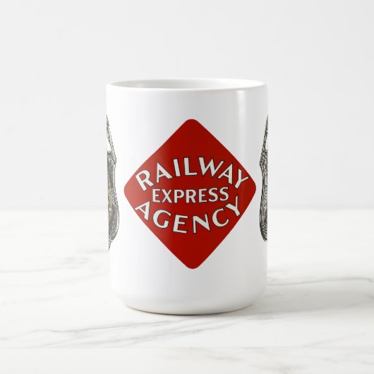 鉄道の明白な警察は記章を付けます コーヒーマグカップ (中央)